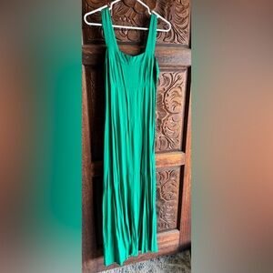 Vince Camuto Square Neck Sleeveless Shift Maxi Dress